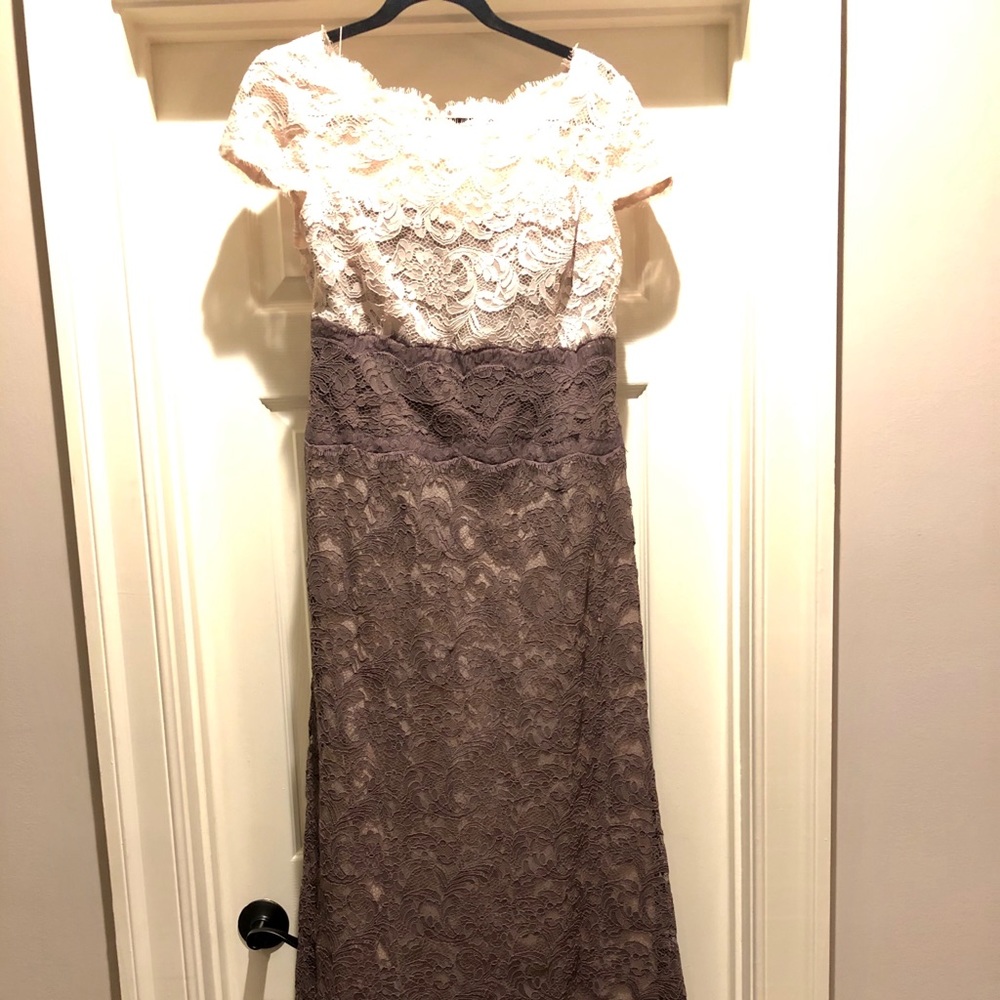 Romantic lace gown-Anthropologie